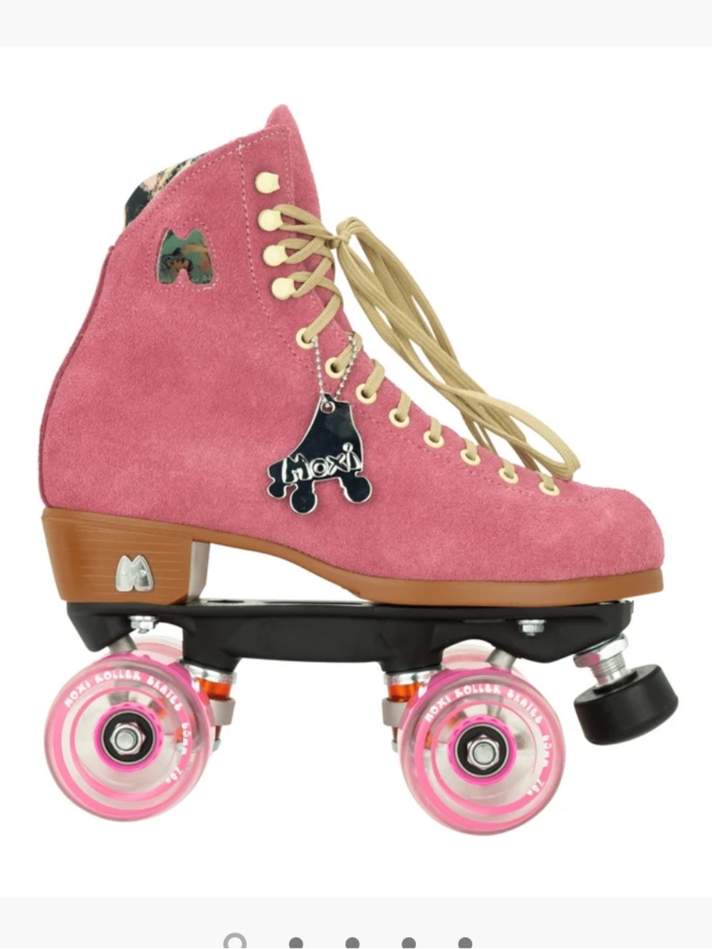 PRE-OWNED Moxi Lolly Roller Skates in Strawberry Pink